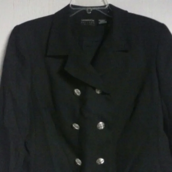 Vintage Liz Claiborne military style black blazer! - Picture 2 of 3
